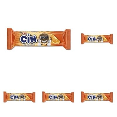 Eti Cin Lokmalık Portakallı Bisküvi 114 g 5li paket