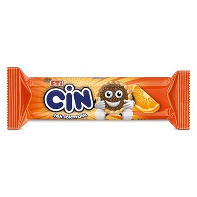 Eti Cin Lokmalık Portakallı Bisküvi 114 g