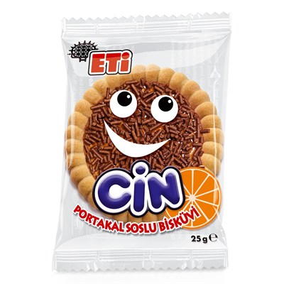 Eti Cin Portakallı Bisküvi 25 g x 36 Adet