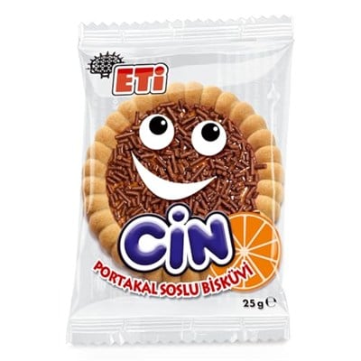 Eti Cin Portakallı Bisküvi 25 g x 36 Adet