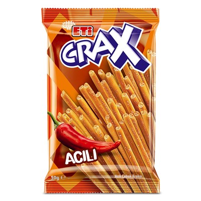 Eti Crax Acılı Çubuk Kraker 50 g x 20 Adet