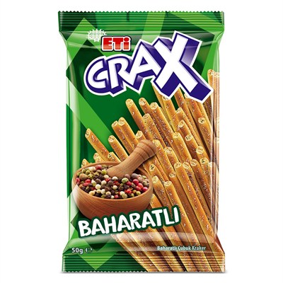 Eti Crax Baharatlı Çubuk Kraker 50 g x 20 Adet