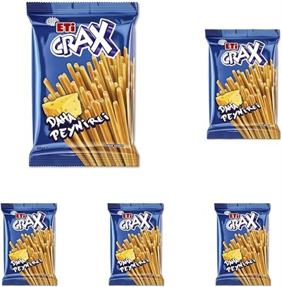 Eti Crax Peynirli Çubuk Kraker 80 g 5li paket