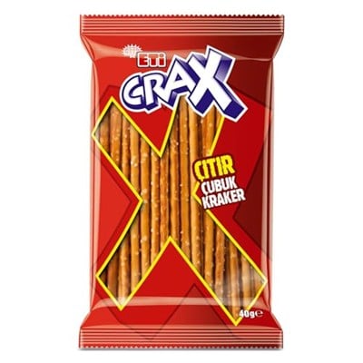 Eti Crax Sade Çubuk Kraker 40 g x 34 Adet