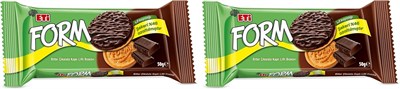 Eti Form Çikolata Kaplı Lifli Bisküvi 50 g 2li paket