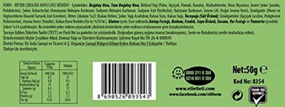 Eti Form Çikolata Kaplı Lifli Bisküvi 50 g 3lü paket