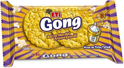 Eti Gong Ballı Hardallı Mısır ve Pirinç Patlağı 68 g