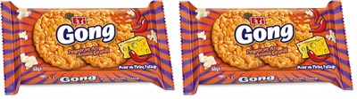 Eti Gong Peynirli Acılı Mısır ve Pirinç Patlağı 68 g 2li paket