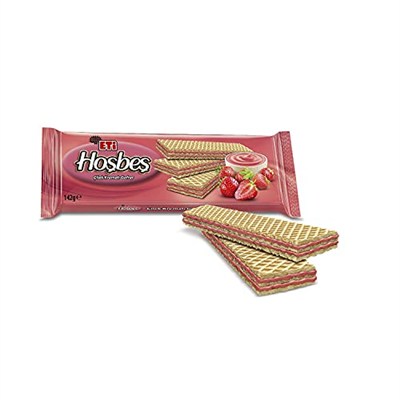 Eti Hoşbeş Çilek Kremalı Gofret 142 g 3lü paket