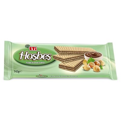 Eti Hoşbeş Fındık Kremalı Gofret 142 g