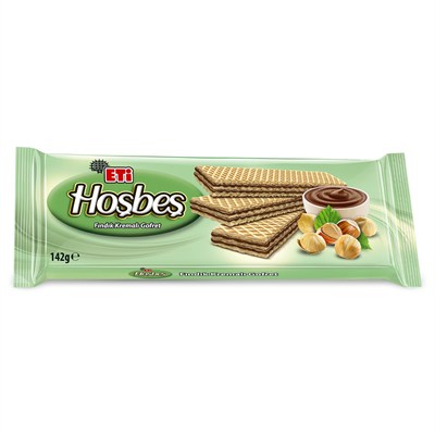 Eti Hoşbeş Fındık Kremalı Gofret 142 g