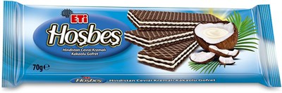 Eti Hoşbeş Hindistan Cevizi Kremalı Gofret 70 g