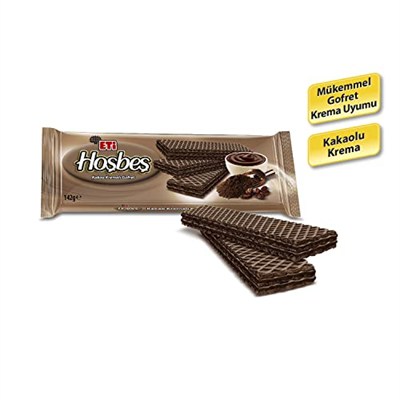 Eti Hoşbeş Kakao Kremalı Gofret 142 g 2li paket
