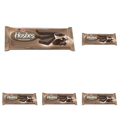 Eti Hoşbeş Kakao Kremalı Gofret 142 g 5li paket