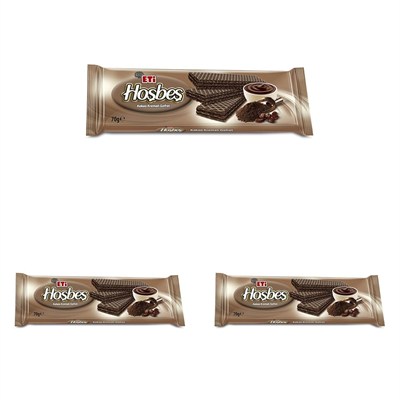 Eti Hoşbeş Kakao Kremalı Gofret 70 g 3lü paket