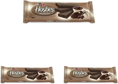 Eti Hoşbeş Kakao Kremalı Gofret 70 g 3lü paket