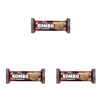 Eti Kombo Lokmalık Bisküvi 84 g 3lü paket