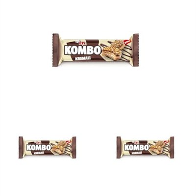 Eti Kombo Lokmalık Kremalı 96 g 3lü paket