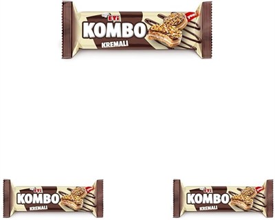Eti Kombo Lokmalık Kremalı 96 g 3lü paket