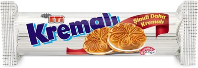 Eti Kremalı Bisküvi 61 g Tekli Paket