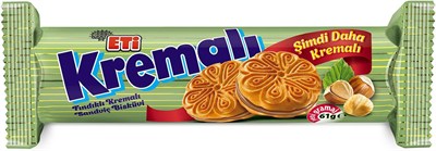 Eti Kremalı Fındıklı Bisküvi 61 g