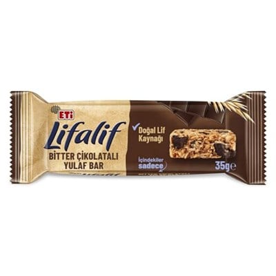 Eti Lifalif Bitter Çikolatalı Yulaf Bar 35 g