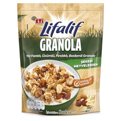 Eti Lifalif Yer Fıstıklı Granola 200 g