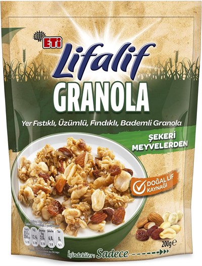 Eti Lifalif Yer Fıstıklı Granola 200 g