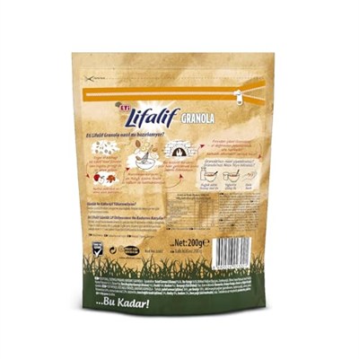 Eti Lifalif Yer Fıstıklı Granola 200 g 2li paket