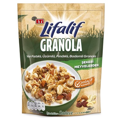 Eti Lifalif Yer Fıstıklı Granola 200 g