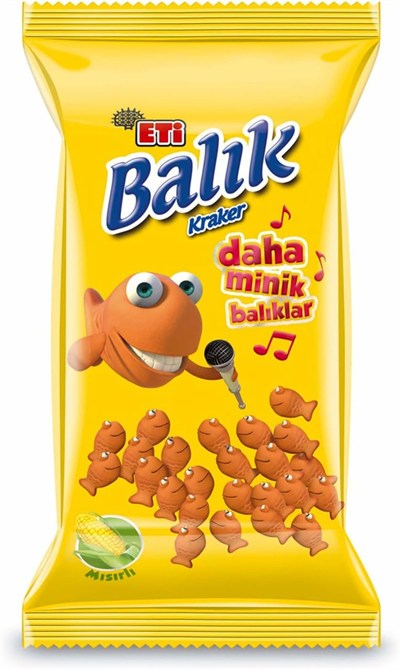 Eti Mini Mısırlı Balık Kraker 40 G X 18 Adet