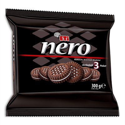 Eti Nero Bisküvi 100 g x 3 Adet