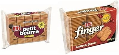 Eti Petit Beurre Bisküvi 5 x 200 g ve Eti Finger Bisküvi 6 x 150 g