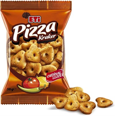 Eti Pizza Kraker 38 g 12 paket - Seçenekler: 1 Adet, 1 Adet (2 paketi), 1 Adet (10 paketi)...