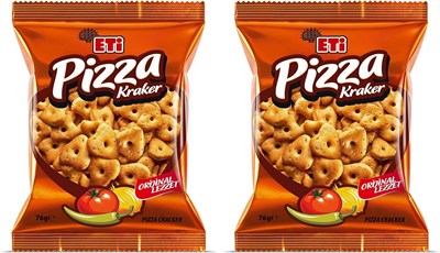 Eti Pizza Kraker 76 g 2li paket