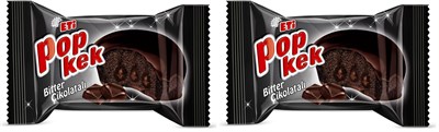 Eti Popkek Bitter Çikolatalı Kek 55 g 2li paket