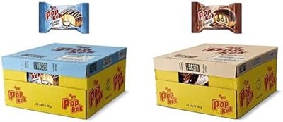 Eti Popkek Hindistan Cevizli Kek 60 g x 24 Adet ve Eti Popkek Çikolatalı Kek 60 g x 24 Adet Kahverengi