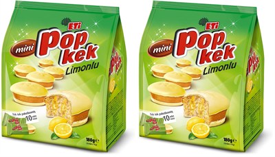 Eti Popkek Mini Limonlu Kek 180 g 2li paket