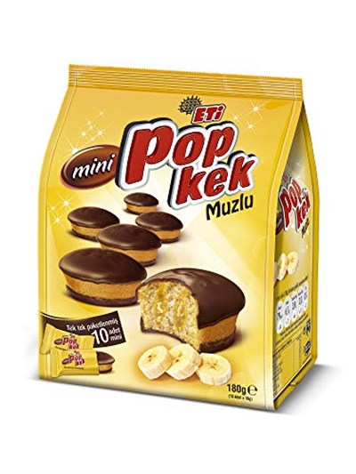 Eti Popkek Mini Muzlu Kek 180 g 2li paket