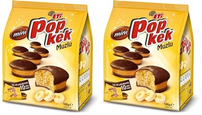 Eti Popkek Mini Muzlu Kek 180 g 2li paket