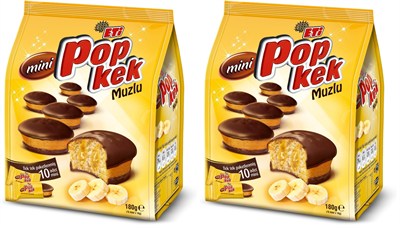 Eti Popkek Mini Muzlu Kek 180 g 2li paket