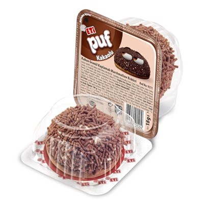 Eti Puf Kakaolu Bisküvi 18 g x 48 Adet