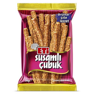 Eti Susamlı Çubuk Kraker 56 g x 17 Adet