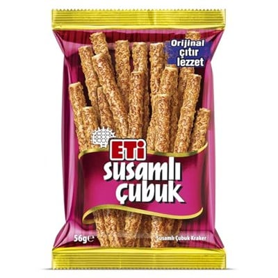 Eti Susamlı Çubuk Kraker 56 g x 17 Adet