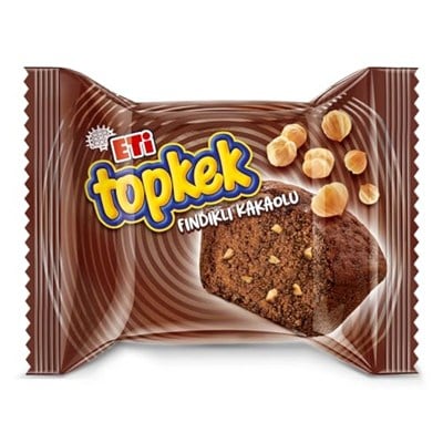 Eti Topkek Fındıklı Kakaolu Kek 35 g x 24 Adet