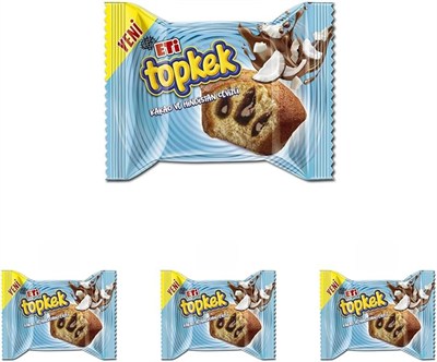 Eti Topkek Hindistan Cevizli 40 g 4lü paket