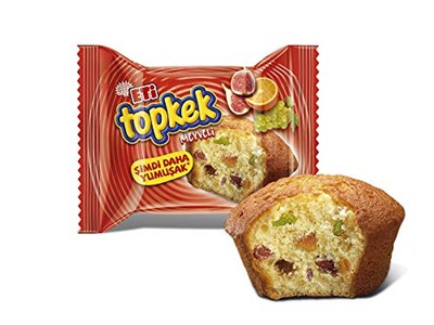 Eti Topkek Meyveli Kek 40 g 10 paket