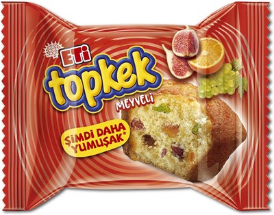 Eti Topkek Meyveli Kek 40 g 10 paket