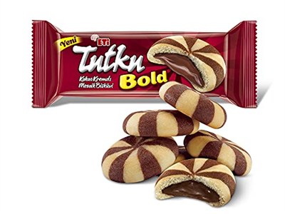 Eti Tutku Bold Kakao Kremalı Mozaik Bisküvi 138 g 5li paket