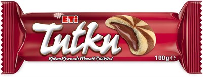 Eti Tutku Kakao Kremalı Mozaik Bisküvi 100 g x 24 Adet